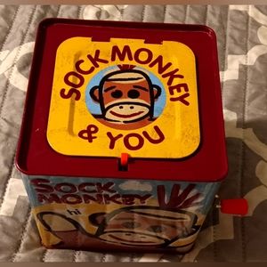 Jack in the Box Sock Monkey